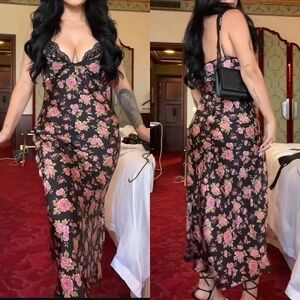 ZARA NWT Floral Midi Dress